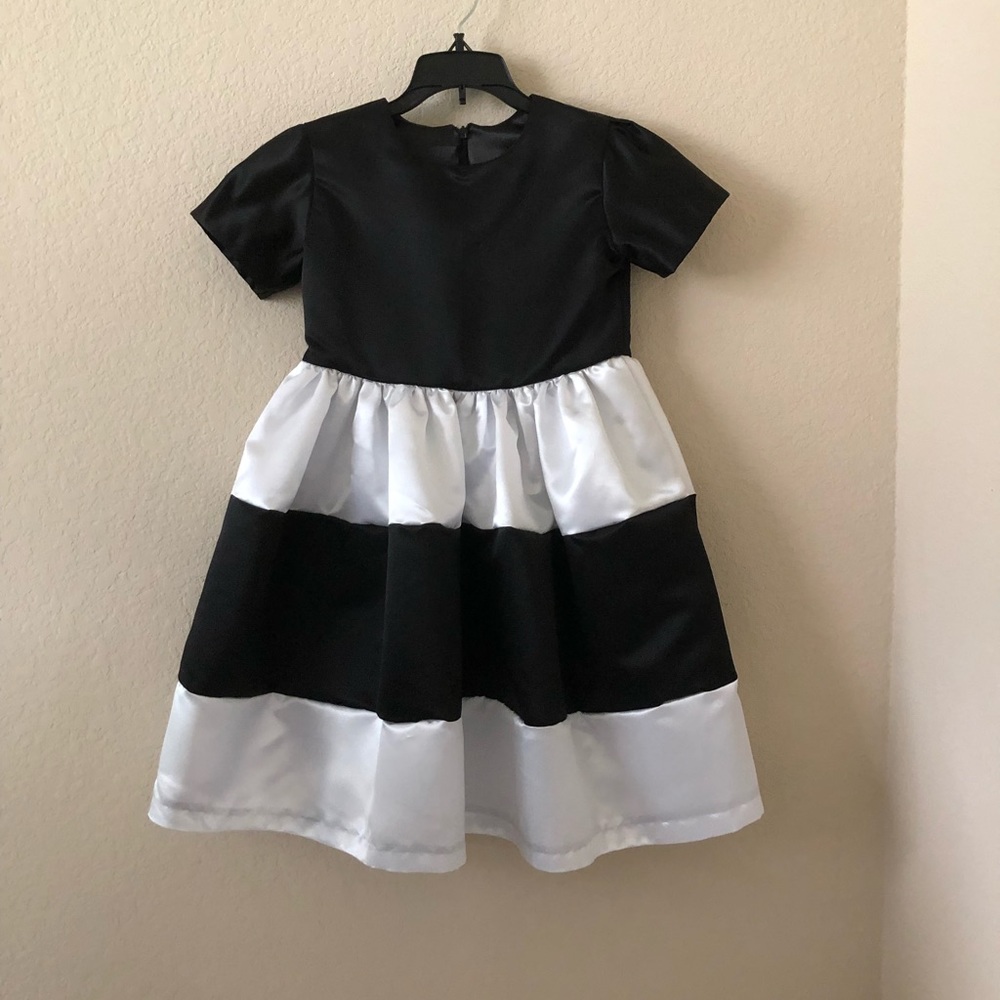 Girls satin dress